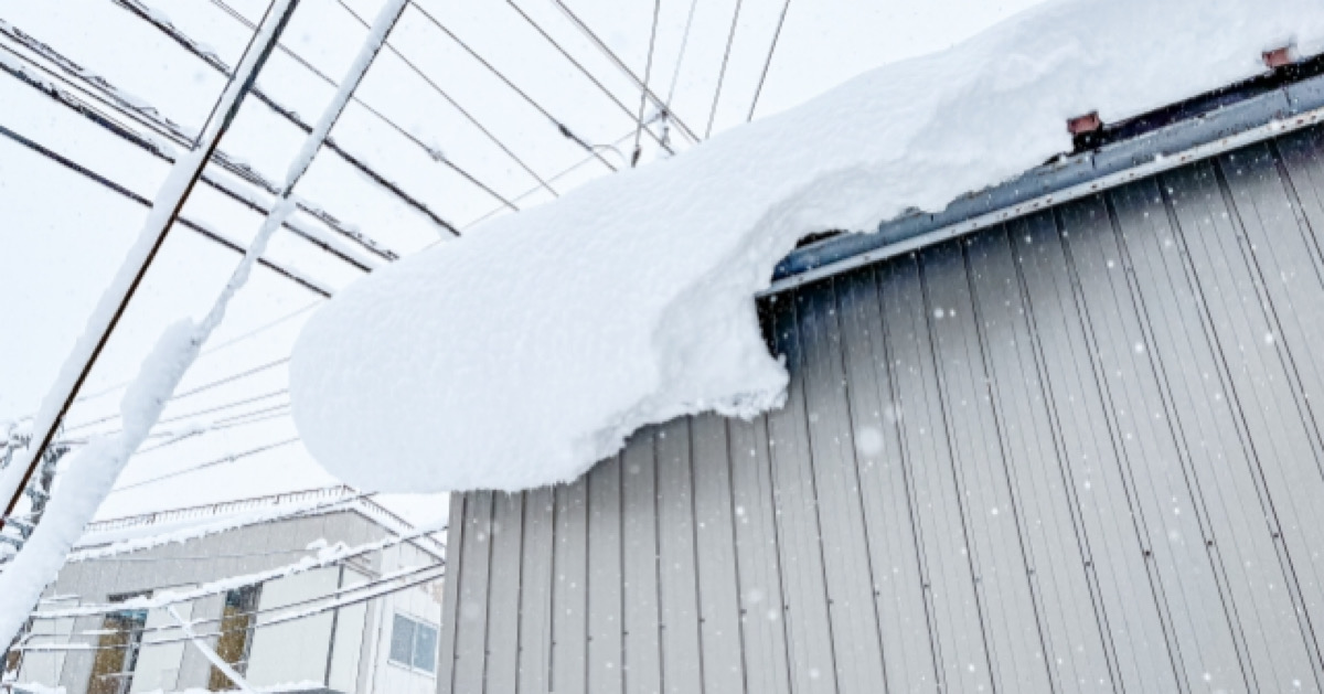 雪害が火災保険で補償される可能性のある例